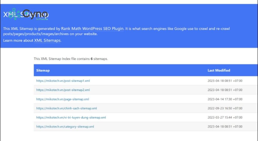 Sitemap.xml giúp công cụ tìm kiếm hiểu cấu trúc website và lập chỉ mục nhanh hơn