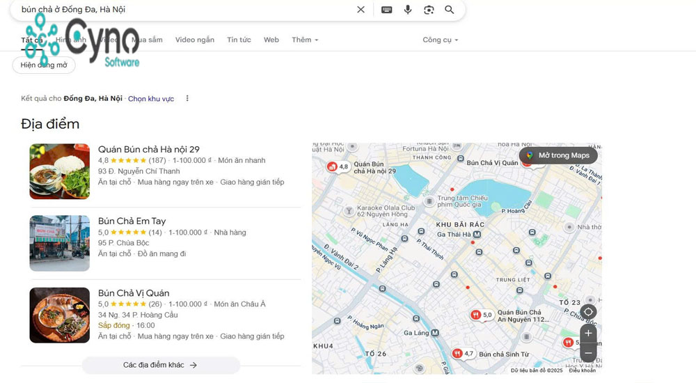 Kết quả " Bún Chả Đống Đa Hà Nội"