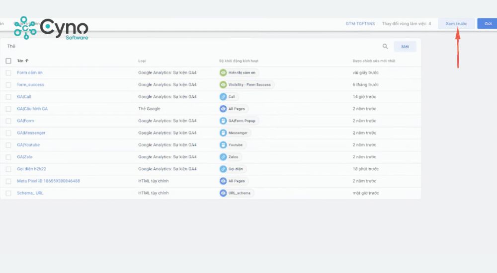 Nhấn vào Preview (Xem trước) để tiến hành kích hoạt