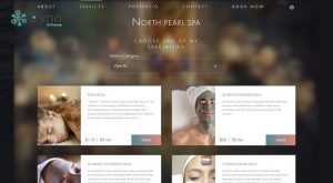 trang web chất lượng cho Spa và thẩm mỹ
