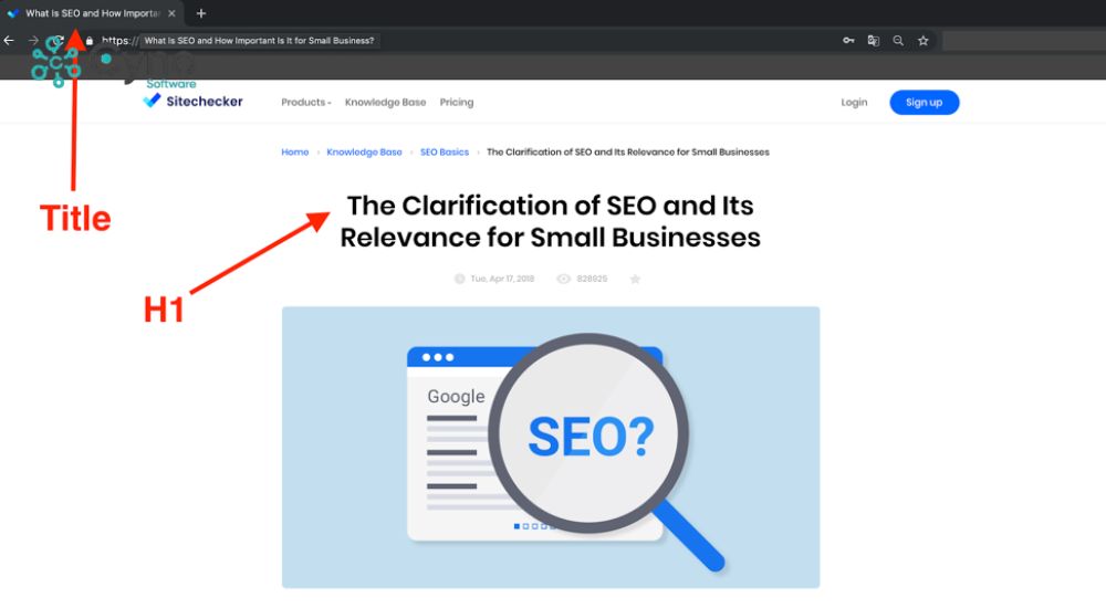 Tiêu đề SEO và tiêu đề chính bài viết là khác nhau